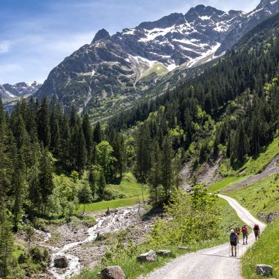 Aufstieg zur Mindelheimer Hütte