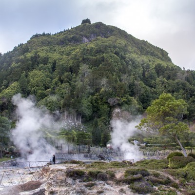 Schlammgeysire am Lagoa das Furnas