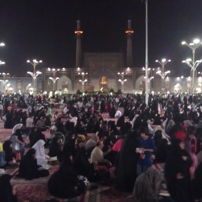 Imam-Reza-Heiligtum (Handy-Bild)