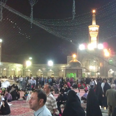 Imam-Reza-Heiligtum (Handy-Bild)