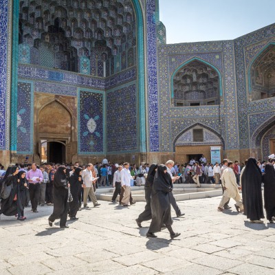 Eingang zur Imam-Moschee