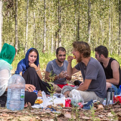 Frühstück mit unseren Mitreisenden