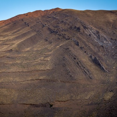 Elburs-Gebirge auf der Fahrt nach Teheran