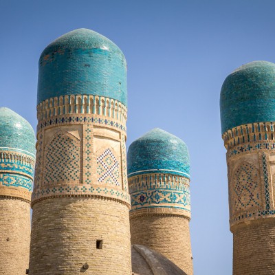 Minarette der Chor-Minor-Medrese