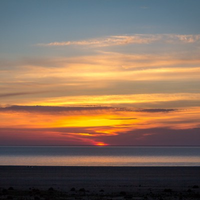 Sonnenaufgang am Aralsee
