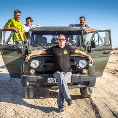 Unsere Jeep-Tour-Truppe (plus Anja hinter der Kamera)