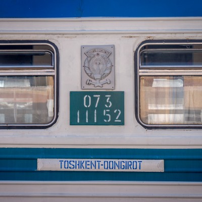 Unser Zug von Nukus nach Tashkent