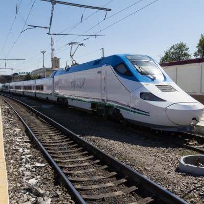 Talgo-Hochgeschwindigkeitszug in Tashkent