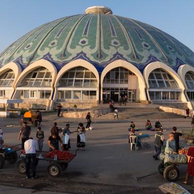 Fleisch-Markthalle in Tashkent