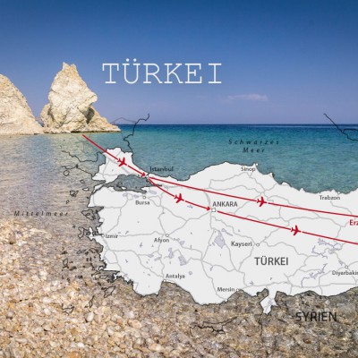 Türkei Reiseroute