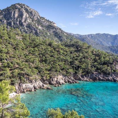 Mittelmeerküste bei Kabak