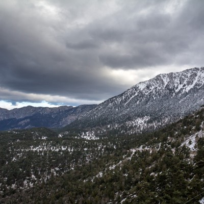 Schnee bei Antalya