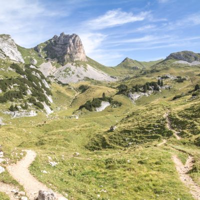 Ausblick von der Erfurter Hütte