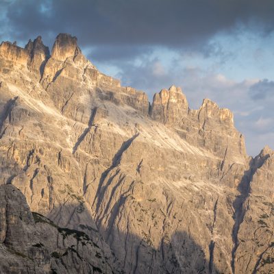 Sonnenuntergang an der Carducci-Hütte