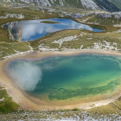 Seen vor der Drei-Zinnen-Hütte