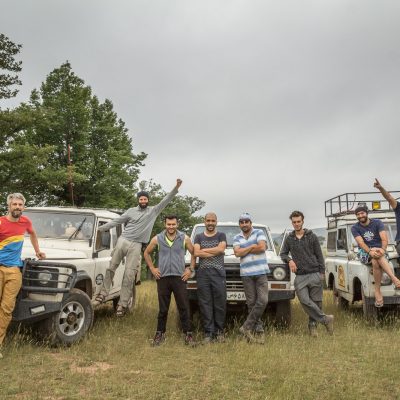 Unsere Jeep-Gang in dem Clouds Forest