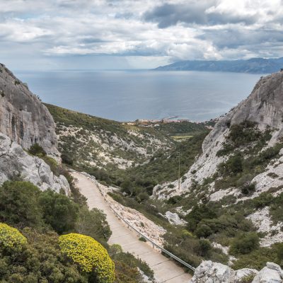 Bocca di Irghiriai mit Blick auf Cala Gonone