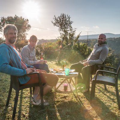 Sonnenuntergang vor unserer Finca