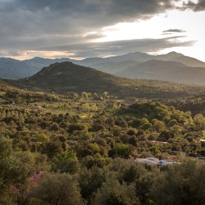 Abendstimmung über Dorgali