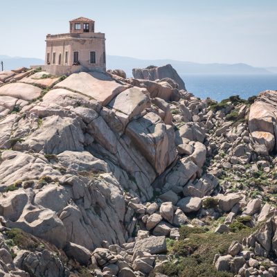 Alter Leuchtturm des Capo Testa 