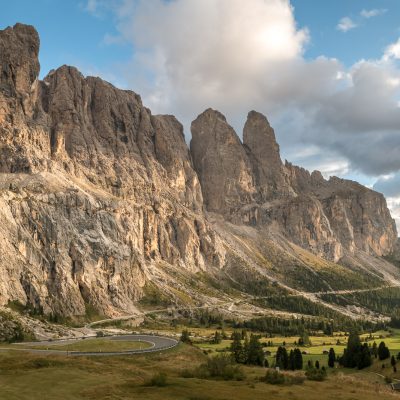 Grödner Joch mit Klettergarten Frea