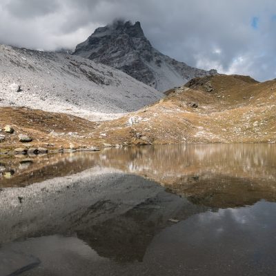 See bei der Hintergrathütte an der Ortler-Ostseite