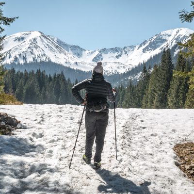 Wanderung im Tal "Dolina Jarząbcza" mit Blick auf "Jarząbczy Wierch", 2137m