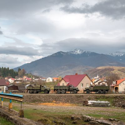Dorf Kolochava im Synevyr NP