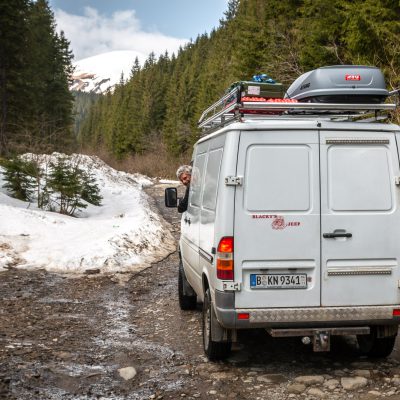 Auffahrt nach Zaroslyak