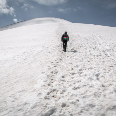 Letzter Anstieg auf den Hoverla, 2061m