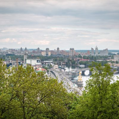 Blick über Kiew