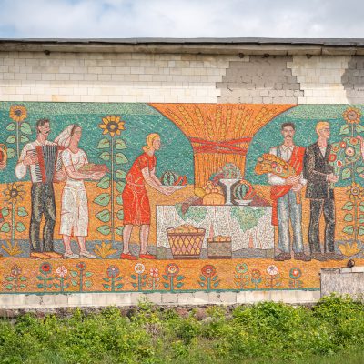 Mosaikbilder-Relikte der Vergangenheit