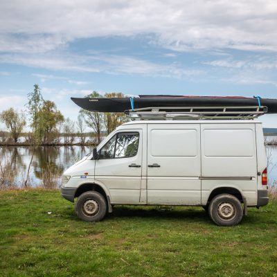 Unser Camper mit Boot