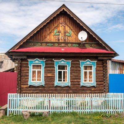 Malerische Holzarchitektur