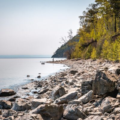 Tageswanderung auf den Great-Baikal-Trail nach Bolschije Koty (Bucht vorm Kap Tolstij)