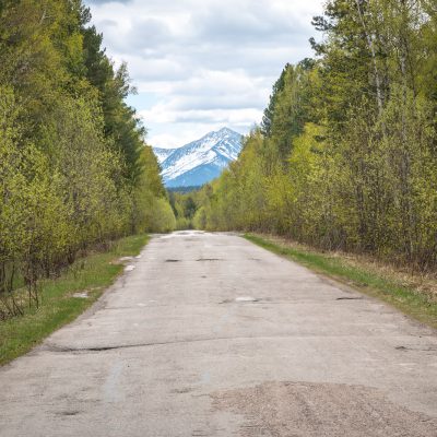 Fahrt in Richtung Chamar-Daban-Gebirgskette