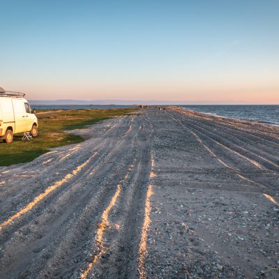 Abendstimmung an der Posolskiy-Bucht