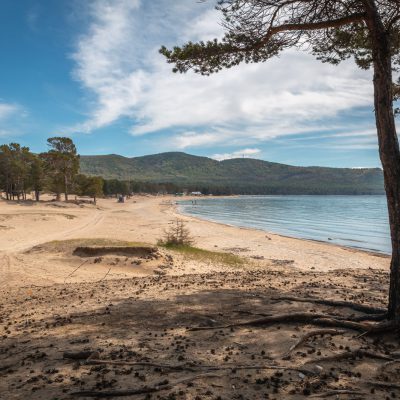 Sandstrand in Goryachinsk