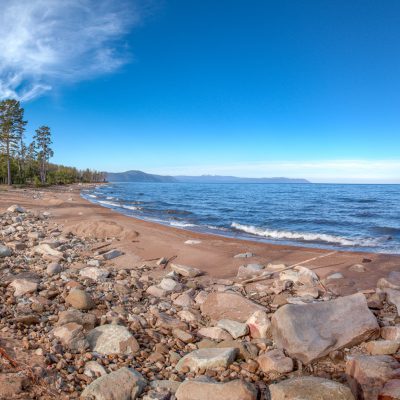 Strand am Baikalsee