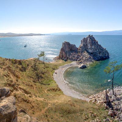 Schamanenfels auf der Insel Olchon