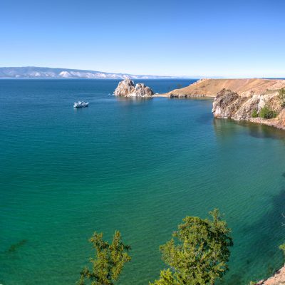 Schamanenfels auf der Insel Olchon