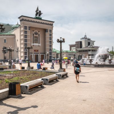 Platz an der Burjatischen Nationaloper