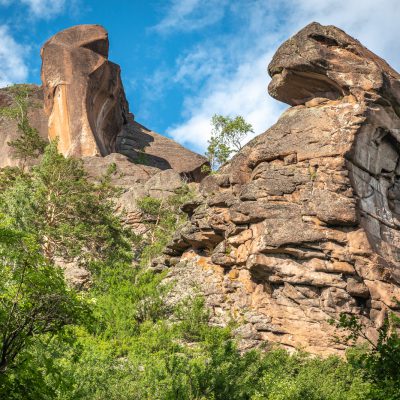 Kletterfelsen am Takmak