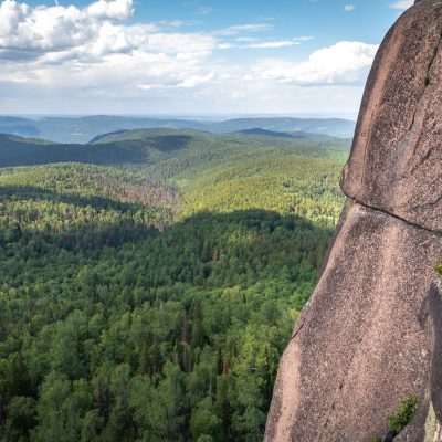 Ausblick vom 2. Stolby-Felsen