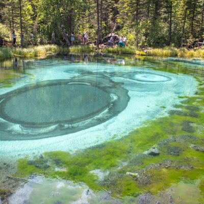 Unterwasser-Geysir-See bei Aktasch