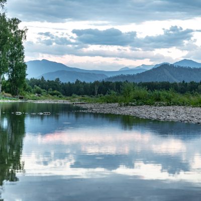 Katun-Fluss bei Ust Koksa