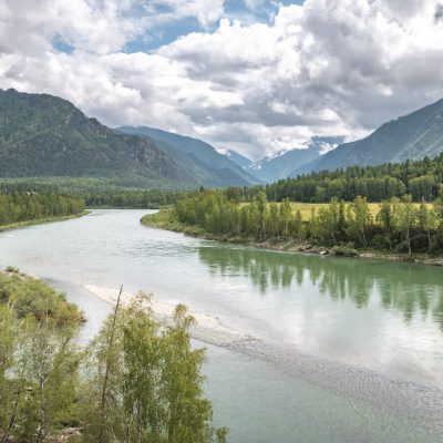 Katun-Fluss im Belucha-Tal