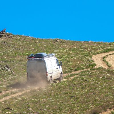 Sehr steiler Offroad-Anstieg - meisterhaft bestanden!