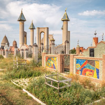 Typischer muslimischer Friedhof