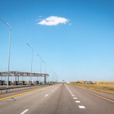 Nach 18.000 km die erste Autobahn